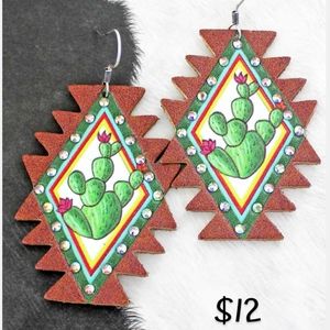 Cactus earrings